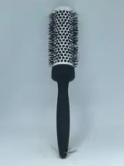 Styling Thermal Ionic Ceramic Round Hair Brush - 1 1/4" Barrel - Black & White