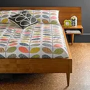 (Super King 260x220cm) - Orla Kiely Scribble Stem Multi: Super King Size Duvet Cover