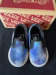 NEW Vans Classic Slip On Galaxy 3 T toddler kids infant NIB FREE SHIPPING