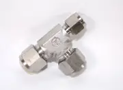 Tylok® SS-8-DTTT-8-6 Double Ferrule Union Tee 1/2" x 1/2" x 3/8", 316SS, CBC-Lok