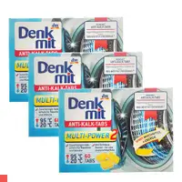 在飛比找ETMall東森購物網優惠-德國 Denkmit 洗衣槽清潔碇 60顆 盒裝 3入組