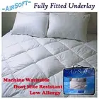 Fully Fitted AIRSOFT Mattress Topper Underlay - SINGLE King Single