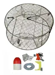 KUFA Stainless Steel Crab Trap with Zinc Anode & Accessory Kit (CT100+CEQ3+ZIN1)