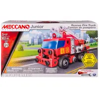 在飛比找PChome24h購物優惠-【Meccano 麥卡諾】小麥卡諾聲光救援消防車模型積木組 