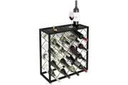 CARLA HOME Freestanding Metal Wine Rack for 25 Bottles