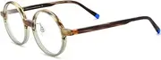 [HEPIDEM] Multicolor Acetate Glasses Frame Women,Round Vintage Retro Optical Eyeglasses 9265
