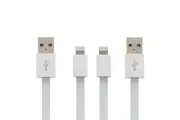 2x Moki USB-A to Lightning MFI-Certified Data Sync Charging Cable for iPhone WH