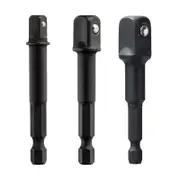 DeWALT 3 Piece Socket Adapter Set 1/4”, 3/8” & 1/2” DWAFADPTFT3