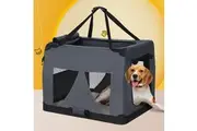 i.Pet Pet Carrier Soft Crate Dog Cat Travel 121x80CM Portable Foldable Car 4XL