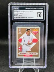 2022 FIFA World Cup Qatar Stickers Extra Bronze Jude Bellingham CSG 10 Gem Mint