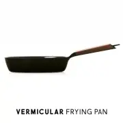 Vermicular Frying Pan 26cm Deep Type Gas IH Cast Enamel Capacity 2.6L Japan NEW