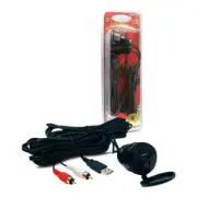 DNA ALR235USB Flush Mount 3.5mm Socket, USB Socket To 2 RCA Plug & USB Plug Lead