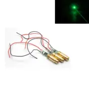3pcs 532nm 50mW Green Locator Dot 3-5V Brass Laser Diode Module