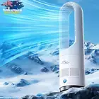 Tower Fan Bladeless Pedestal Fan with Remote Oscillating Quiet 8H Timer