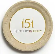 Westrick Kentucky Derby 151st 9" Plates - Pack of 8