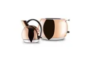 Bugatti Italy Romeo Toaster and Giulietta Kettle Set - Rose Gold