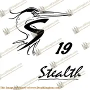 Shoalwater 19 Stealth Boat Decal Kit (Multiple Colors) 3M Marine Grade