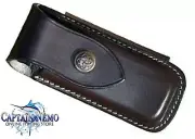 LEGENDS LEATHER POUCH LEATHERMAN MULTI TOOLS SMALL HORIZONTAL LAY COGNAC 3702LHS