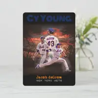 在飛比找蝦皮購物優惠-Jacob deGrom 賽揚強投 MLB 悠遊卡E (實體