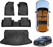 X-CAR 3D Floor Mats Boot Liner Set for Hyundai i30 Hatchback 2018-2025 All Weather Heavy Duty Cargo Car Trunk Luggage Tray