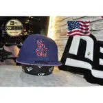 NEW ERA X  LA DODGERS STARRED NAVY 59FIFTY 洛杉磯道奇美國國旗星星深藍全封帽