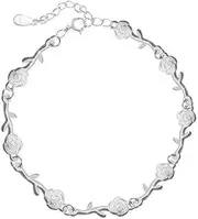 [GCTEEBR] S925 Sterling Silver Rose Bracelet Girl's Birthday Gift Bracelet