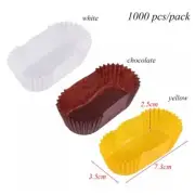 1000 pcsRectangle Cake Tin Liners Greaseproof Paper Baking Cooking Banana Bread