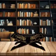 Book Stand Portable Sturdy Tabletop Book Rack for Reading Kitchen Textbooks