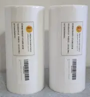 New brothread Tear Away Embroidery Stabilizer Backing 10" x 50 Yd rolls Lot Of 2