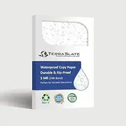TerraSlate Paper 4 MIL 8.5" x 14" Waterproof Laser Printer/Copy Paper 50 Sheets