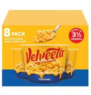 Velveeta Shells & Cheese Original Microwavable Macaroni and Cheese Cups 8ct