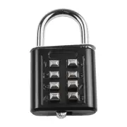 8-Digit Password Combination Padlock Zinc Alloy Suitcase Smart Password Lock