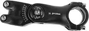 Handlebar Risers Light Ergonomic Adjustable Handlebar Stem Mountain Bike Riser Handlebar Short Handlebar Raiser Mountain Riser Mountain Stem Straight Extended Black Aluminum Alloy