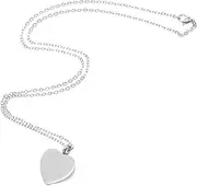 FUTUREORYY Teardrop Pet Remembrance Ash Holder Stainless Steel Heart Pendant for Dog Cat Human Ashes Secure Storage Keepsake Jewelry