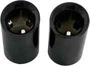 Car Exhaust Tip Compatible For X3 G01 X4 G02 G21Exhaust Tips Muffler Stainless Steel Exhaust Tip 2019 2020 2021 2022 Nozzle(Black)