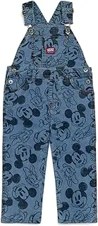 [Disney] Mickey Mouse Goofy Donald Duck Daisy Denim Bib Overalls Infant to Big Kid