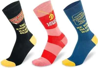 Only Fools and Horses Socks Official Three Sock Pack in Gift Box Mens