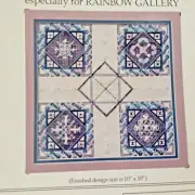 Marie Ary Needlepoint Snowflake Pattern Quartet 1993 for Rainbow Gallery