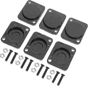 Luxshiny 20pcs Chassis Insert Plate Blank Cover for Electrical Panels Mounting Quick Installation Blank Spacer for Home Theaters and Studios