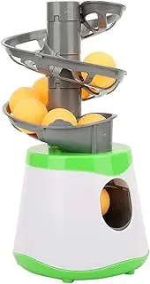 Portable Table Tennis Robot, Automatic Launcher with Lightweight Body, 10 Balls for Beginners Training, Table Tennis Trainer, Pong Ball, Automated Pong Launcher
