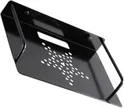 1pc Box Wall Mounted Router Shelf Modern Design Laptop Elevated Rack Computer Accessory for Home Office and School Use Easy Installation and Structure Black