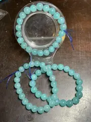 Amazonite Crystal Bracelet Approx 8.5mm beads Gem Grade