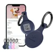 PET ID (NFC and QR CODE)-(Dog/Cat)-(Name Tag)-(Pet Locator)-(Blue)-(New)-$12.00