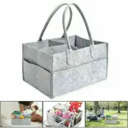 Baby Diaper Caddy Felt Nursery Storage Wipes Bag Storage Organiser Nappy Bag
