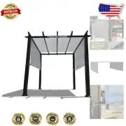 Modern Rectangular Shade Cover Replacement - Customizable 16' x 6.5' Canopy