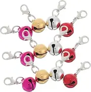 CORHAD 36Pcs Colorful Hanging Pet Bells for Cats and Dogs Decorative Iron Collar Accessories for DIY Craft Decoration Durable Fit for Pets Unique Bell Design