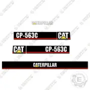 Fits Caterpillar CP 563-C Vibratory Compactor Decal Kit Equipment Decals CP563C