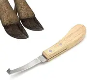 Hoof Trimming Shears - Horse Sheep Goat Cow Hooves Trimmer | Edges Stainless Steel Hoof Trimmers | Wooden Handle Hooves Trimmer | Wooden Handle Horse Care Hoof Care Trimming Shear