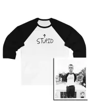 Stupid Punk Rock Inspired Raglan, Green Day, 90s, Billy Joe Armstrong, Dookie