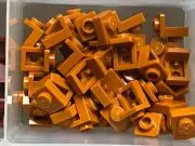LEGO Parts - Dark Orange Bracket 1 x 1 1 x 1 - No 36841 - QTY 50
